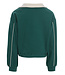 Grüner Polo-Pullover