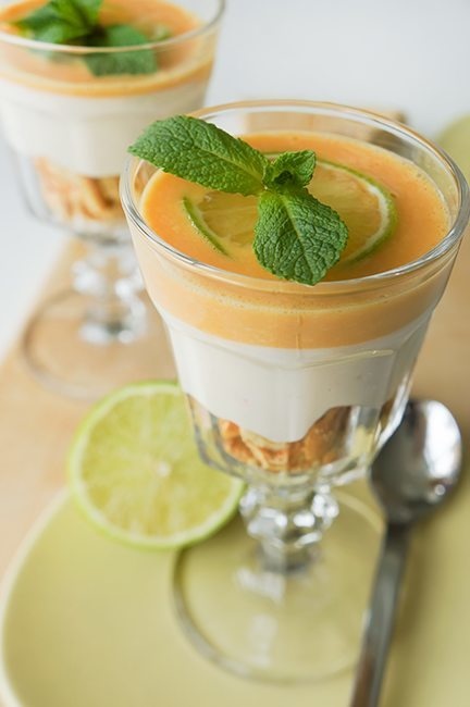 Abrikozen dessert