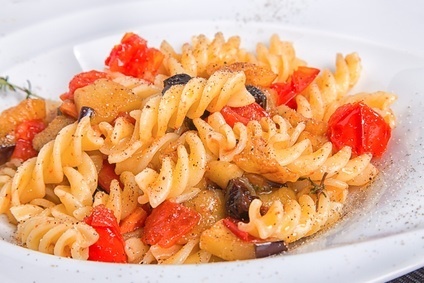 Pasta fusilli salade