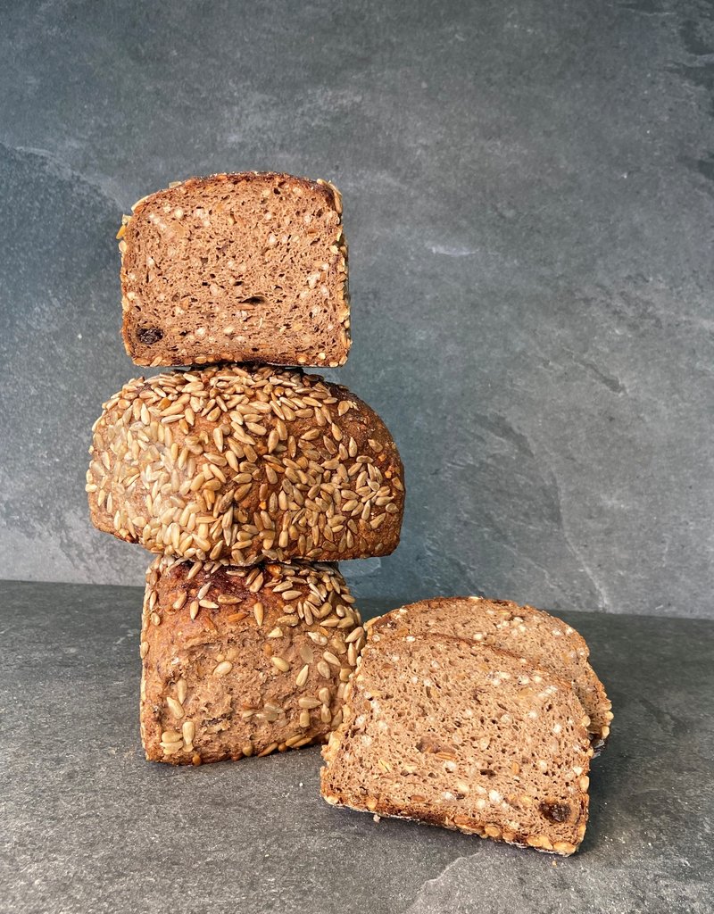 glutenfreies Schwarzbrot mit Pflaumen, 500 g