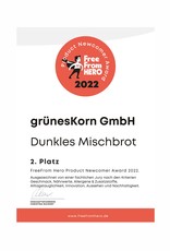 Dunkles Mischbrot, ohne Hefe, 500 g