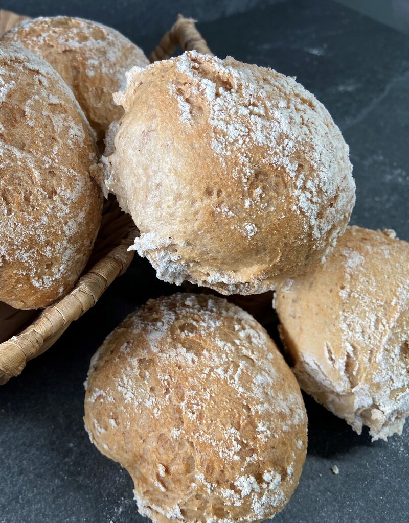 glutenfreie Knauzenwecken, 5 Stück