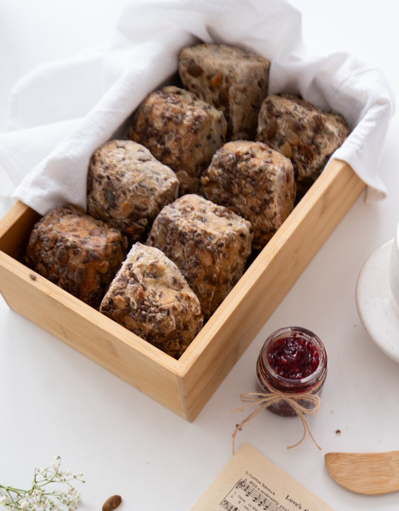 glutenfreie, histaminarme Kürbisbrötchen, 5 Stück