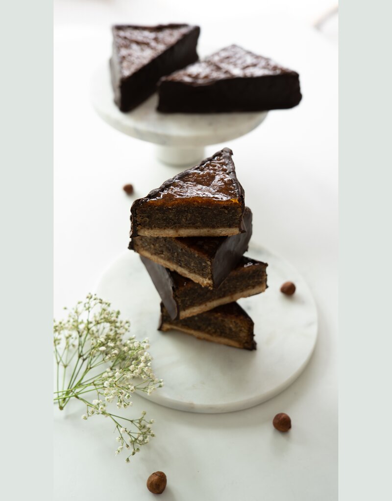 glutenfreie Nussecken, 2 Stück