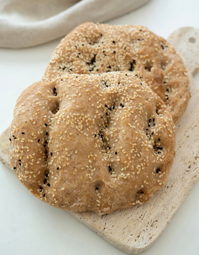 kleines glutenfreies Fladenbrot, 2 Stück