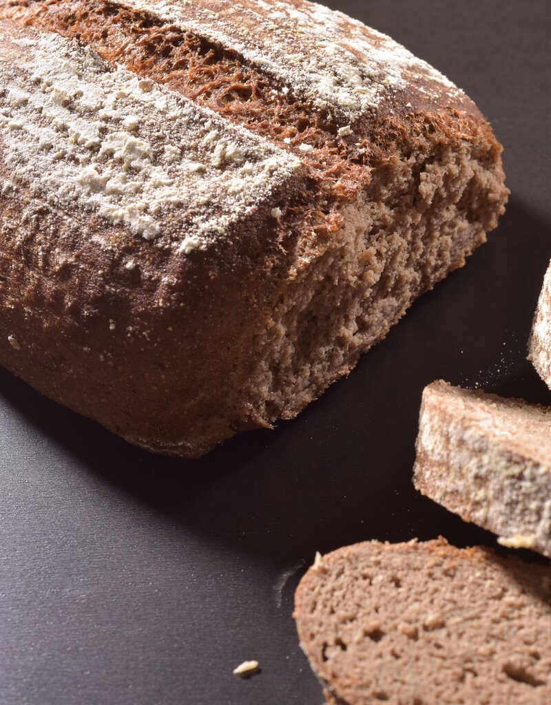 Dunkles Mischbrot, ohne Hefe, 500 g