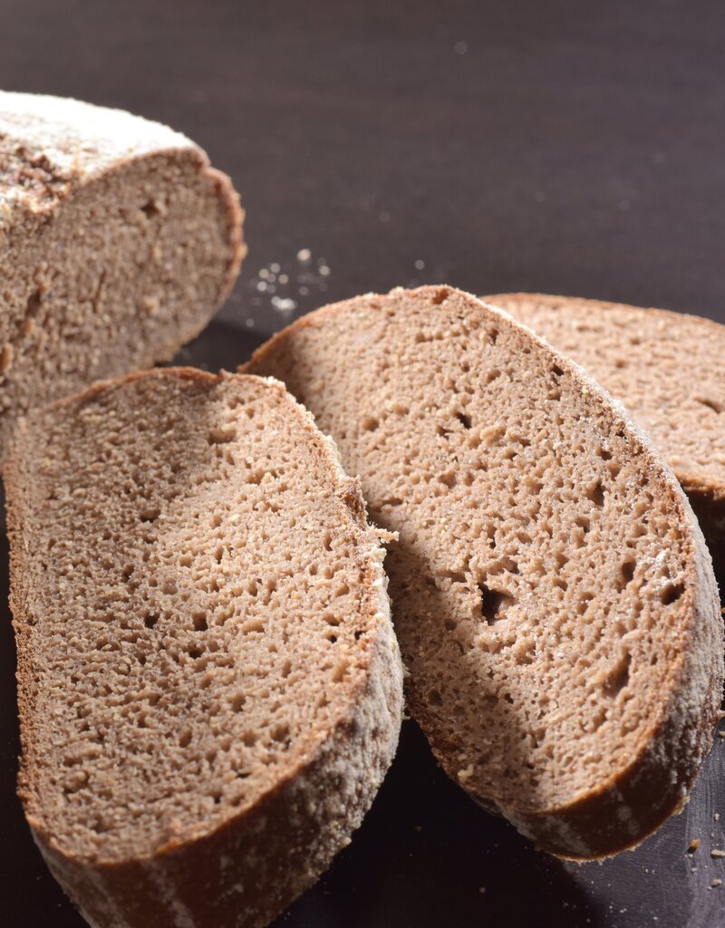 Dunkles Mischbrot, ohne Hefe, 500 g