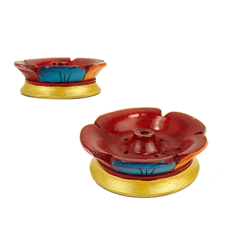 YZ-YUAN Wierook Houders Lotus Bloem Stok Wierook Brander Wit Keramiek Boeddha Hand Wierook Brander Rook Waterval Terugstroom Wierook Houder