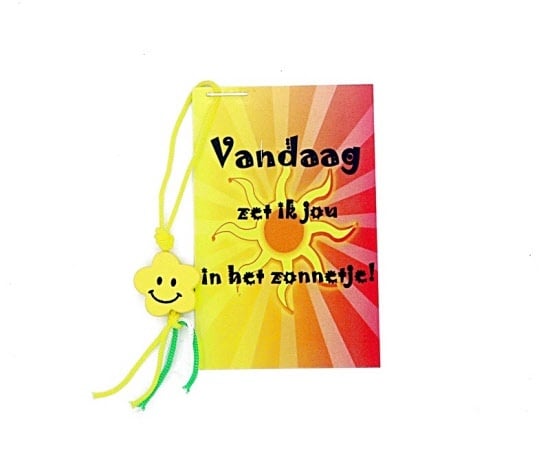 Kaartje - Vandaag zet ik jou in het zonnetje - Spirituele winkel
