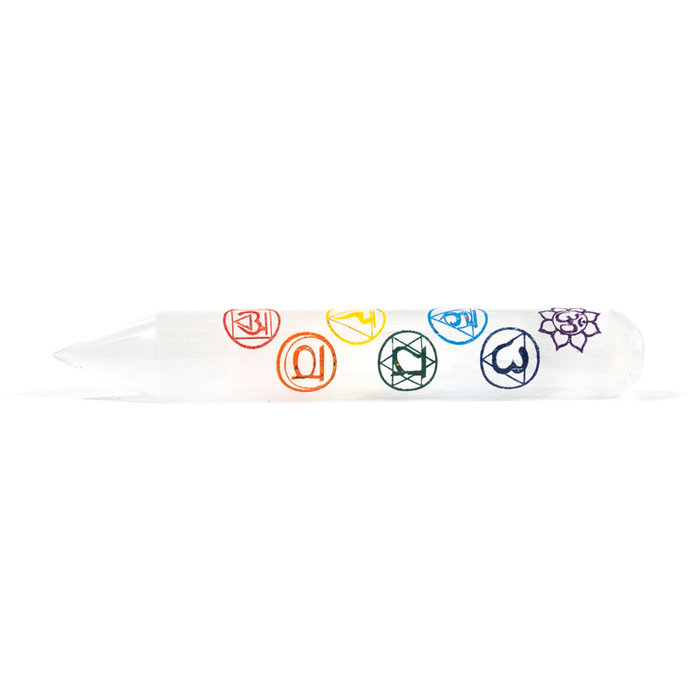 Massagestaaf seleniet 7 chakra's
