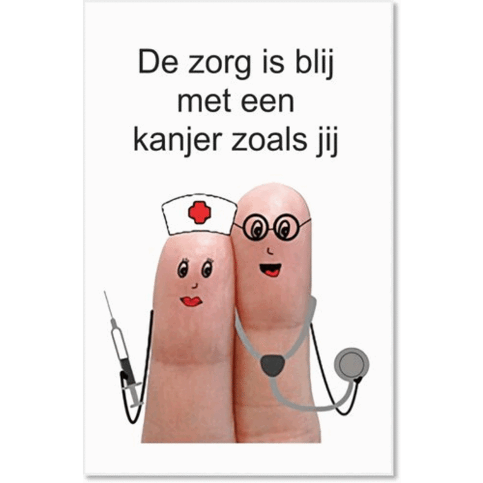 Pen spuit met kaartje