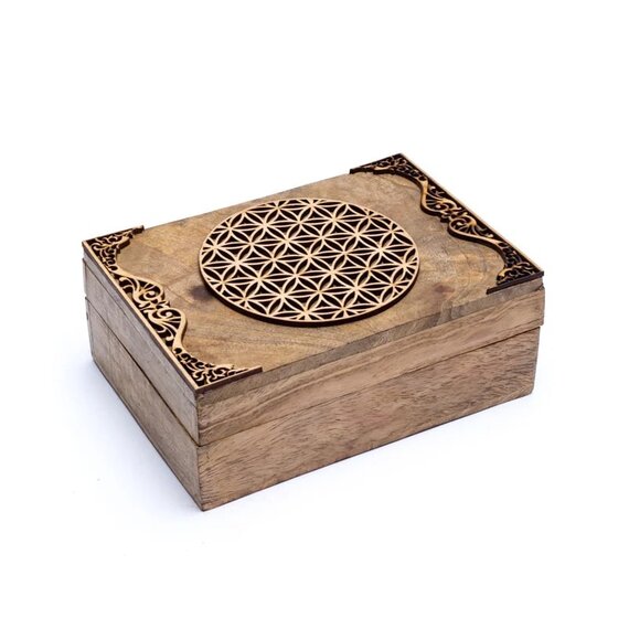 Curawood Tarot Card Holder Box More Immersive Readings 3 Tarot Card Stand & Crystal Holder Moon Phase Design Tarot Display Deck Holder & Crystal Tray Witchcraft Decor Wiccan Altar