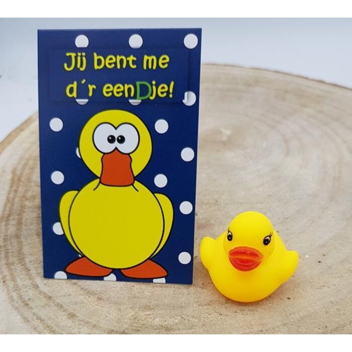 Jij bent me d'r eendje