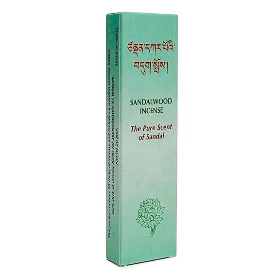 Tibetaanse Wierook Cadeauset Chandra Devi - Met Houder | Muskus, Sandelhout & Jasmijn