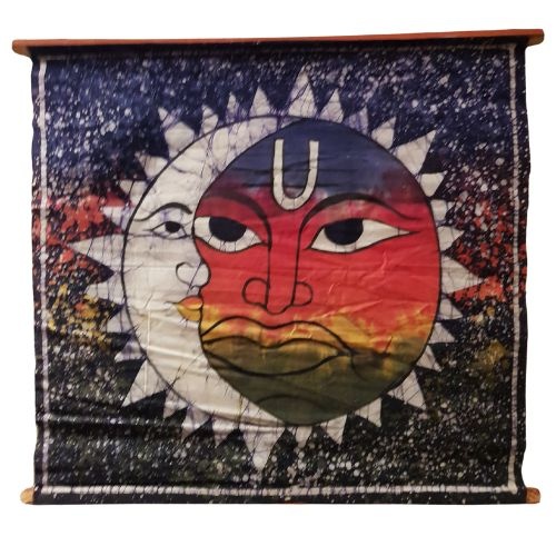 Wanddoek Batik Zon & Maan Spirituele winkel Wanddoek Batik Zon & Maan Spirituele winkel
