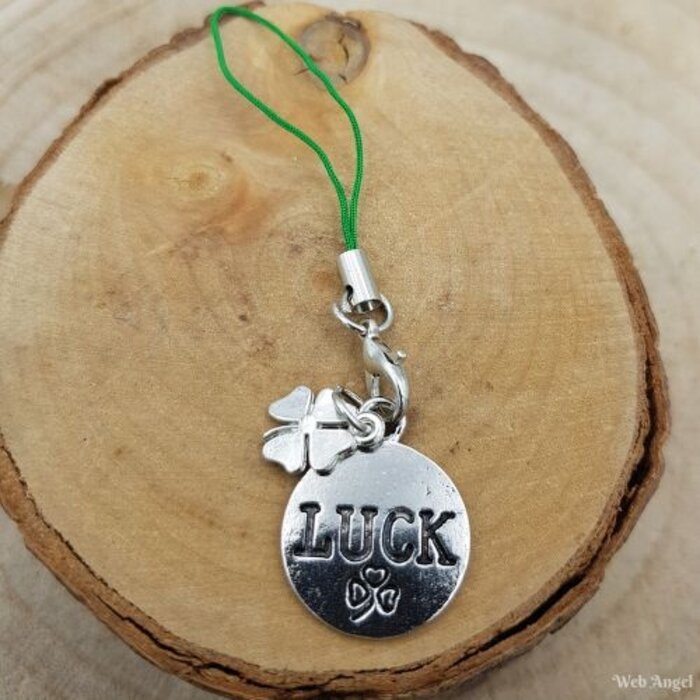 Gelukshanger Klavertje Vier - Luck met kaartje