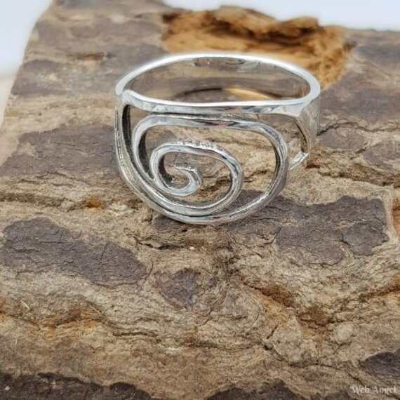 925 Sterling zilveren ring met Celestobariet 18 mm | Zilveren Edelsteen Ringen