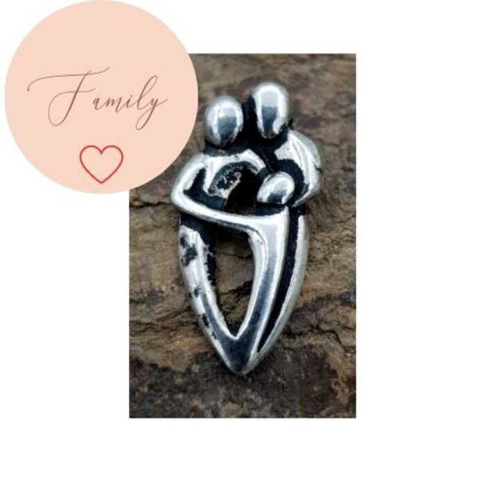 Ouders & 1 kind - Sterling Zilver