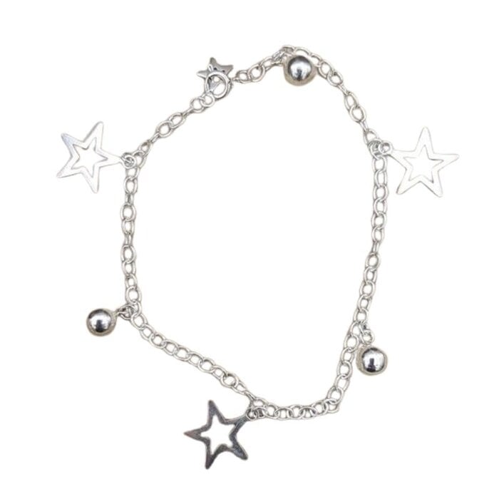 Armband zilver stars