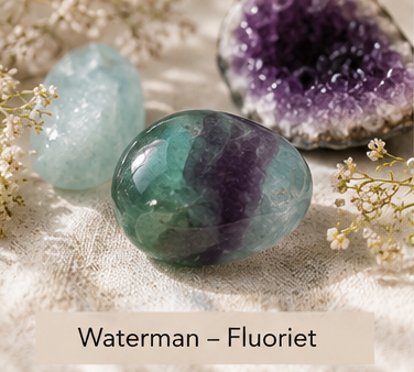Fluoriet voor het sterrenbeeld waterman