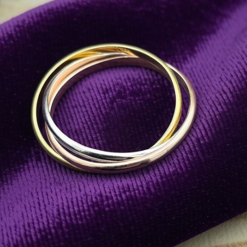 Zeige Details für Tricolore ring zilver goud maat US 12,5 https://cdn.webshopapp.com/shops/259273/files/499180517/file.jpg