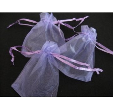 Organza zakje paars