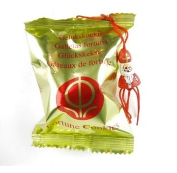 Fortune cookie met een Sinterklaas 10 stuks