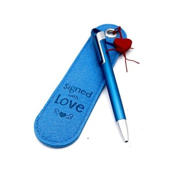 Pen met tekst - signed with love