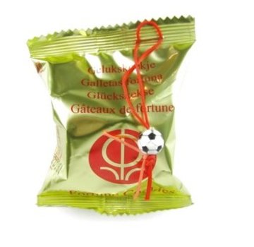 Fortune cookie met een voetbal 10 stuks