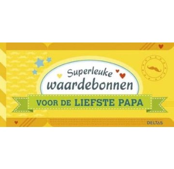 Superleuke waardebonnen voor de liefste papa