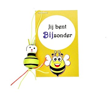 Kaartje- jij bent bijzonder met grote bij