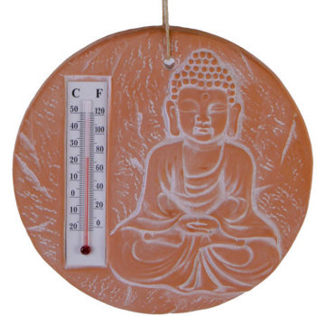 Boeddha met thermometer