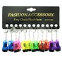 Sleutelhanger led zaklampjes 7 stuks