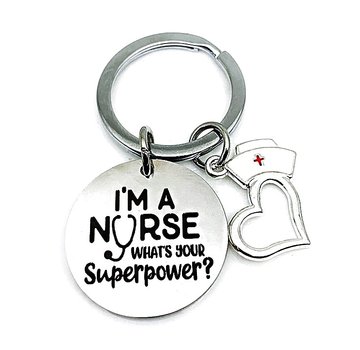 Sleutelhanger I m a nurse what s your superpower