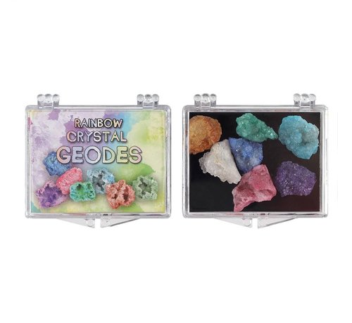 Regenboog geodes