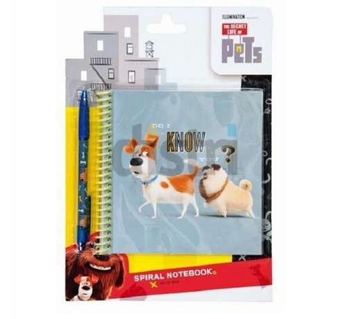 Secret life of pets notitieboek en pen