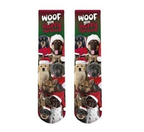 Xmas Sock Dogs 42-45