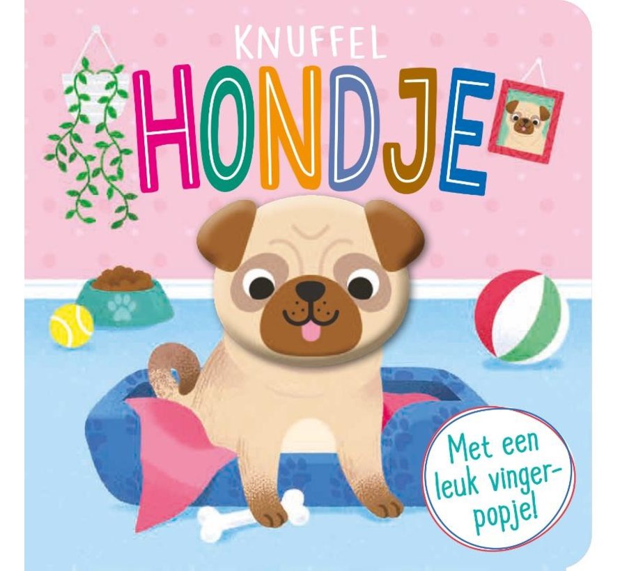 Knuffelhondje - vingerpopboek