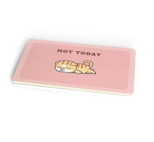 Bamboe ontbijtplankje Not today