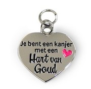 Bedeltje hart van goud