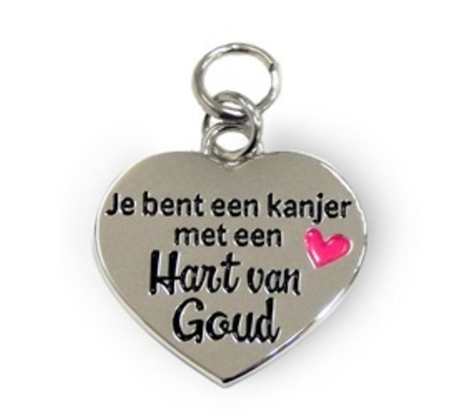 Bedeltje hart van goud