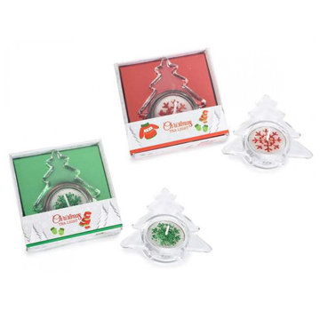 Theelichthouder kerstboom