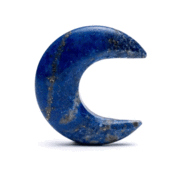 Maanvormige knuffelsteen lapis lazuli