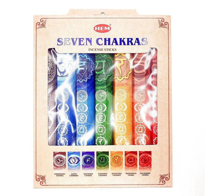 7 chakra wierook set