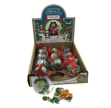 Kerstbal met gummen