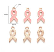 Pink Ribbon 6 stuks