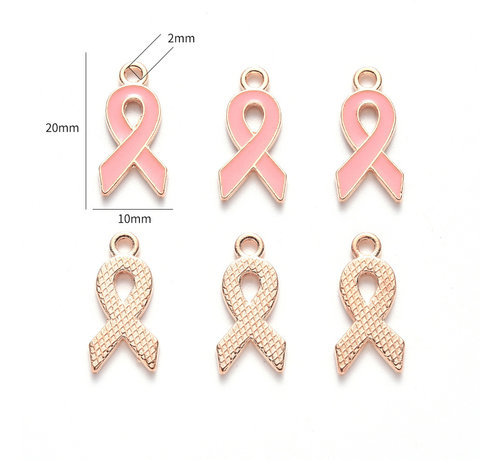 Pink Ribbon 6 stuks