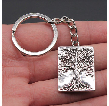 Sleutelhanger tree of life met kaartje