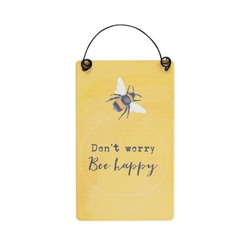Don't Worry Bee Happy'mini bordje