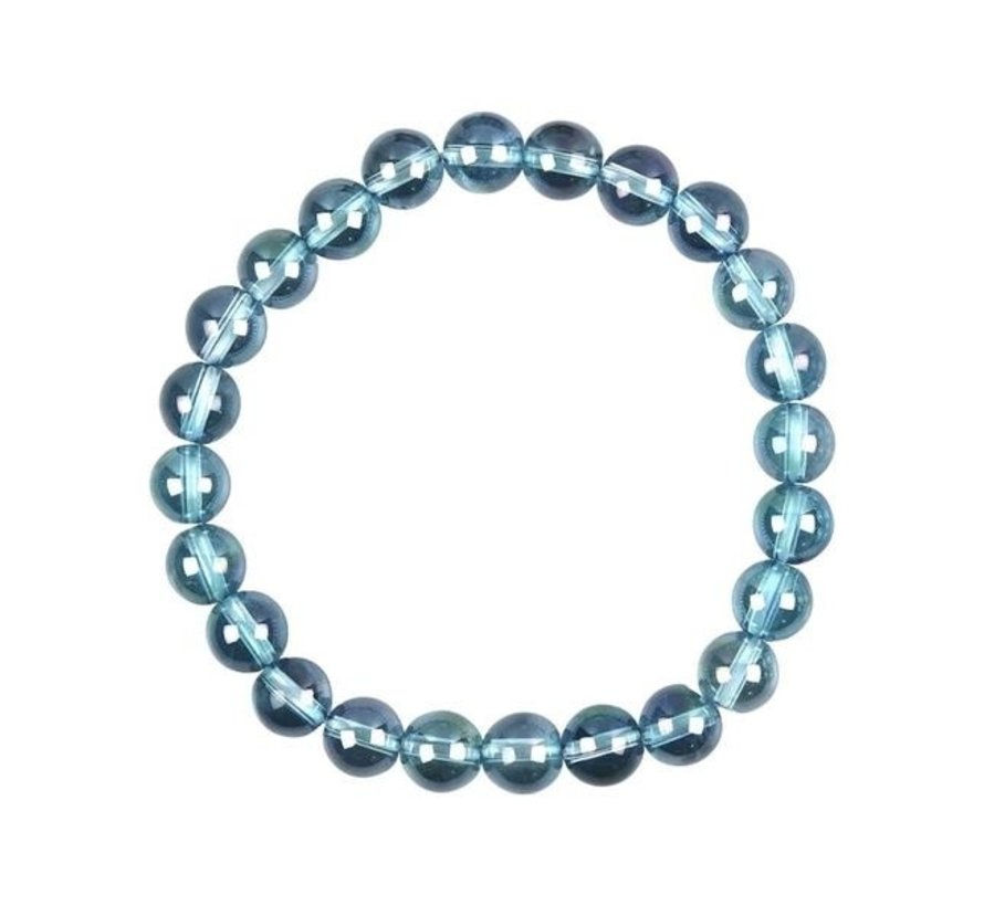 Aqua aura armband 6 mm